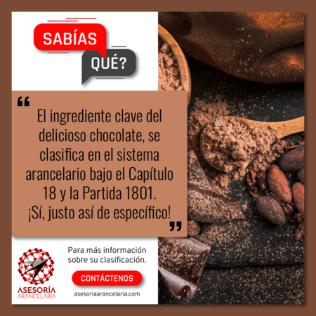 Sab As Qu El Cacao Clasificaci N Arancelaria