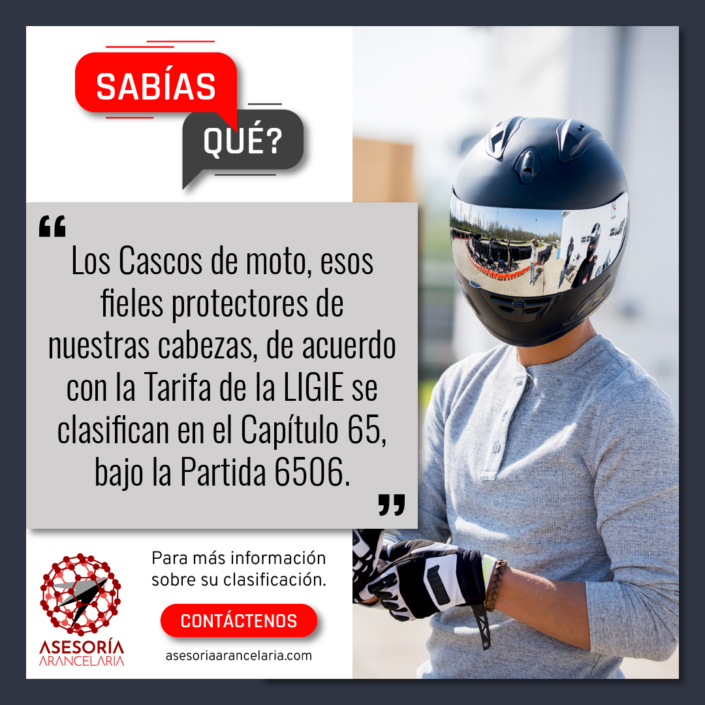 Sab As Que Los Cascos De Moto Clasificaci N Arancelaria